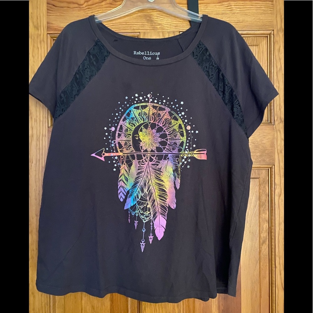 Rebellious One Women’s Plus Graphic T-Shirt